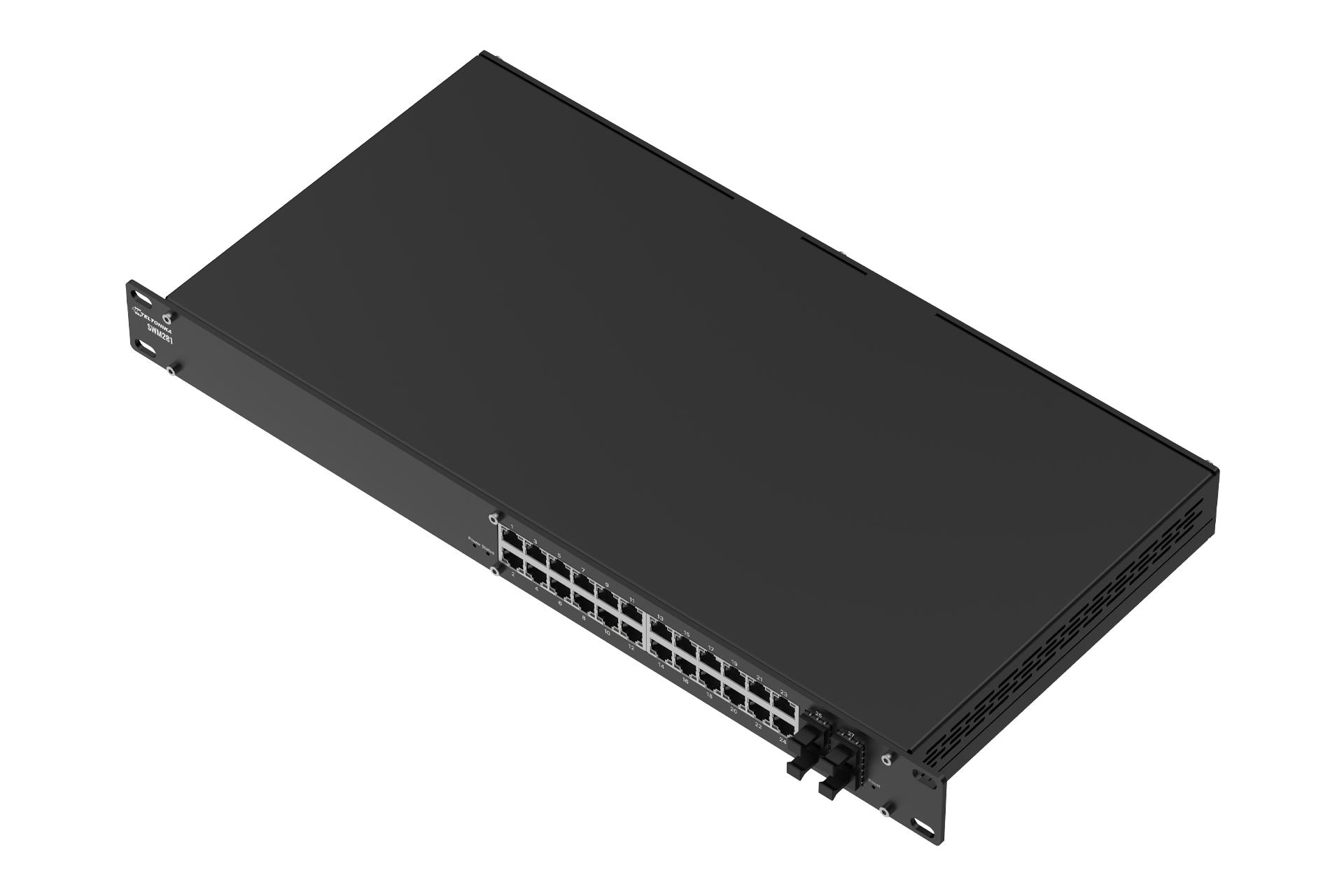 Net Switch 24PORT 10/100/1000/L2+ SWM281 Teltonika