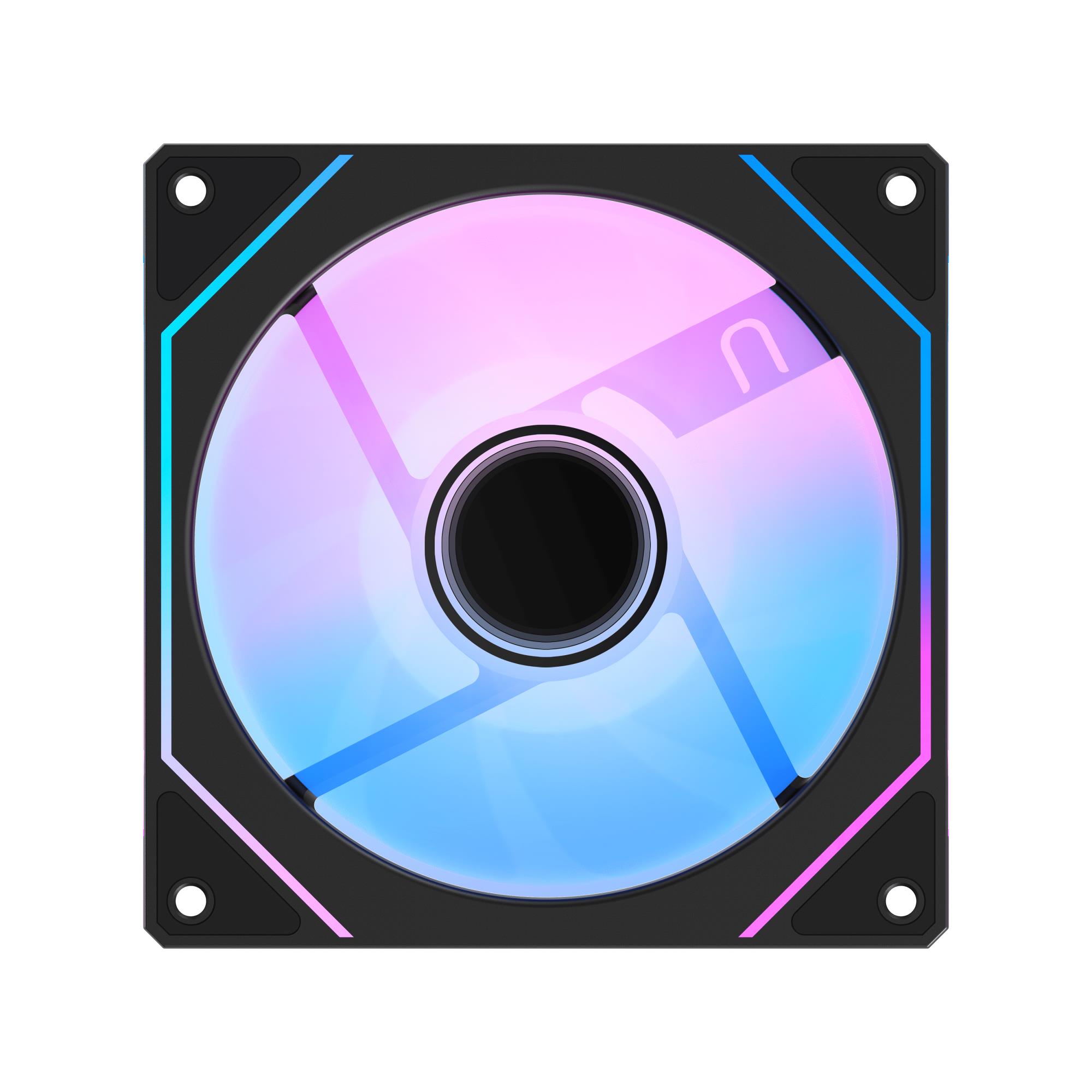 Корпусний вентилятор 120MM GAMMA F12 BK ARGB REVERSE BLADE (GAMMA-F12-BK1AM01X-GL) OCYPUS на малюнкі №3