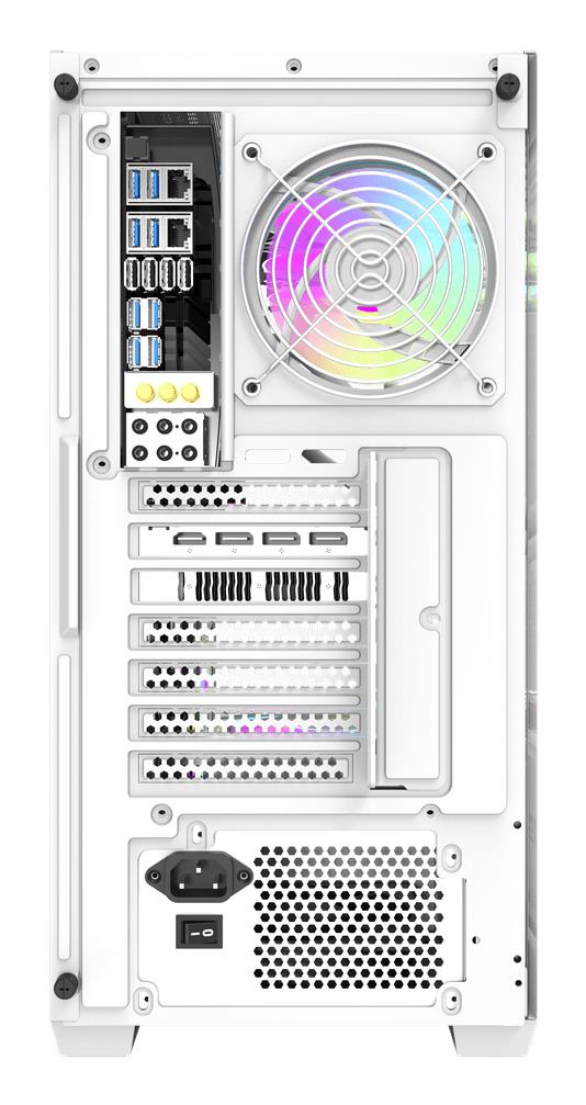 Корпус для компютера DARK FLASH ATX без блока живлення DS900W білий на малюнкі №7