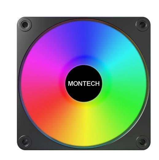 Корпусний вентилятор 120MM GF120R V2 ARGB PWM (B) MONTECH на малюнкі №3
