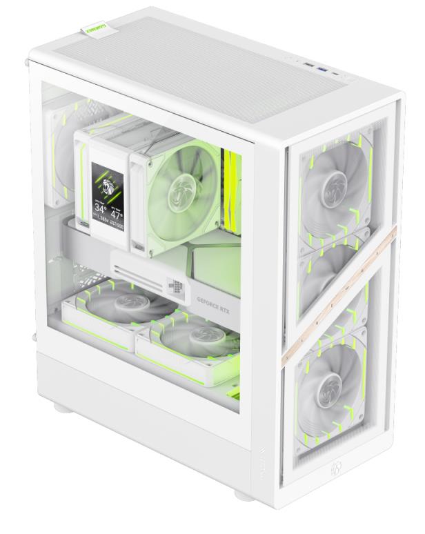 Корпус для компютера ATX W/O PSU AERIS 330 GW GAMEMAX на малюнкі №6