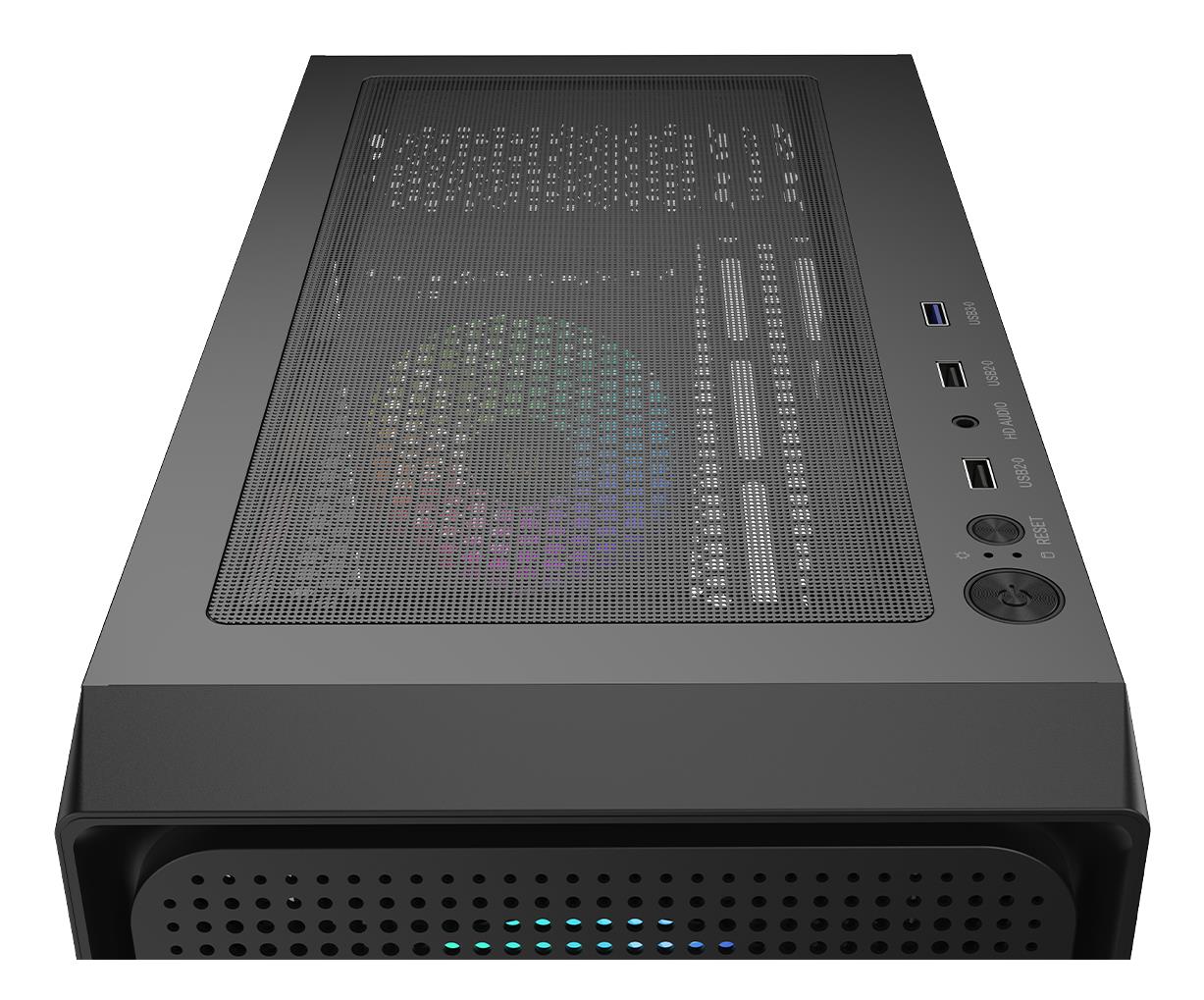 Корпус для компютера MATX W/O PSU GAMMA C50 BK ARGB (GAMMA-C50-BKG400XX-GL) OCYPUS на малюнкі №8