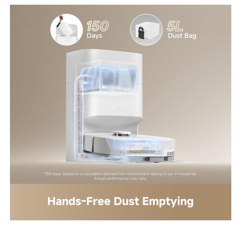 Робот пилосос D20 PLUS DREAME RLD35GD дивитися зображення № 3
