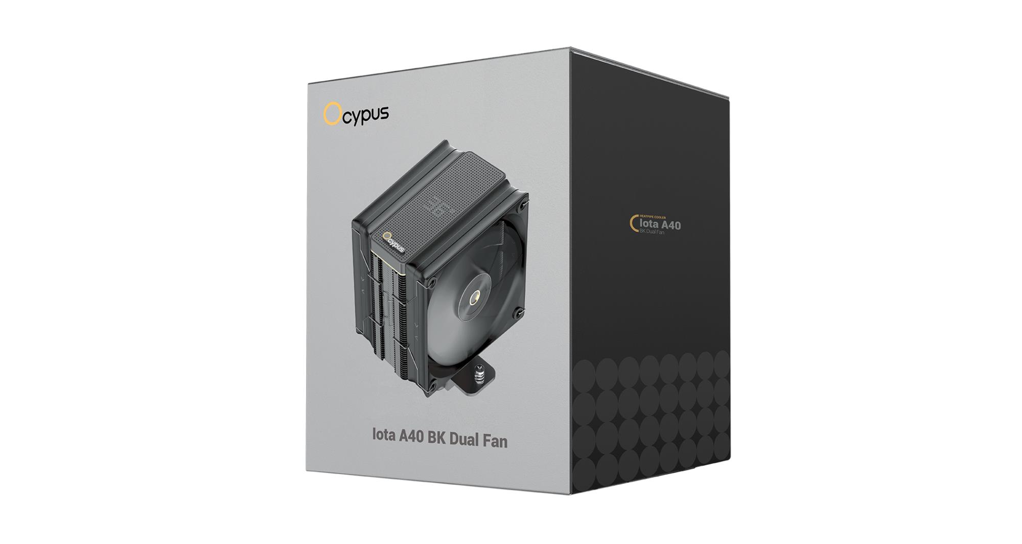 Система охолодження для компютерного процесора IOTA A40 BK DUAL FAN (IOTA-A40-BK2NNWD00X-GL) OCYPUS на малюнкі №7