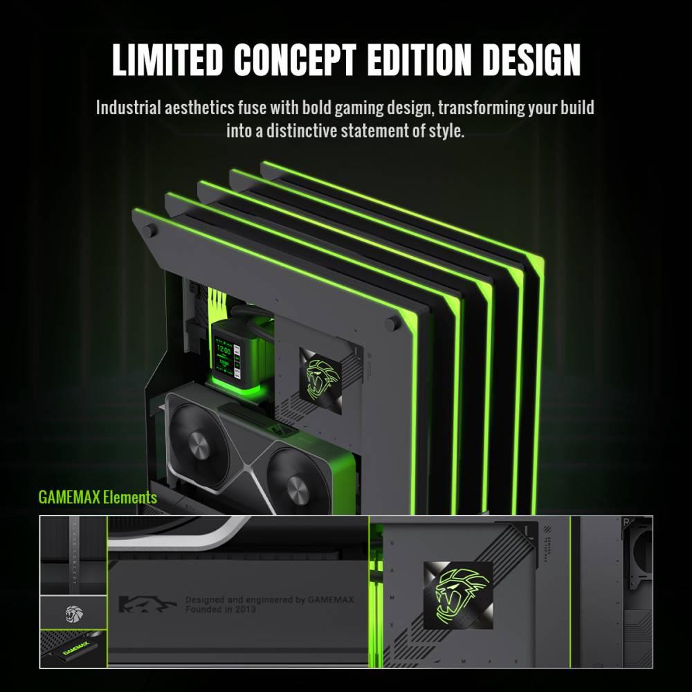 Корпус для компютера ATX W/O PSU BLADE CONCEPT GAMEMAX на малюнкі №8