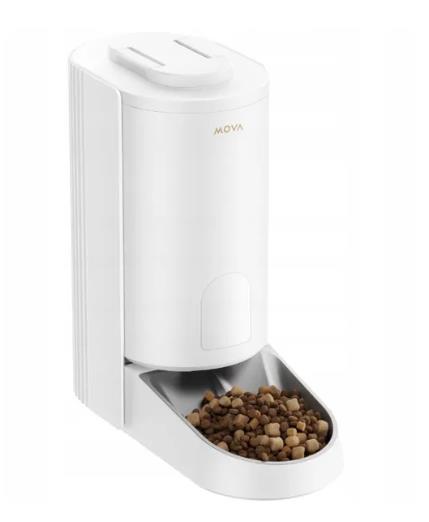 Годівниця для кішок і собак автоматична Mova Automatic PET Feeder PF10 Pro PF10A (Білий) дивитися зображення № 5