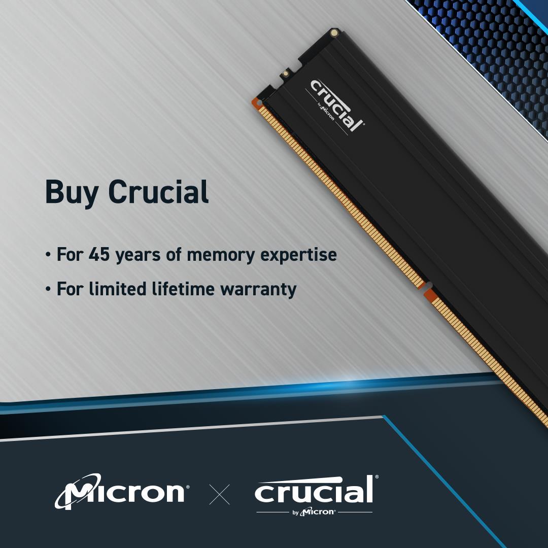 Модуль памяті PRO 32GB DDR5-5600 CP32G60C40U5BT CRUCIAL на малюнкі №6