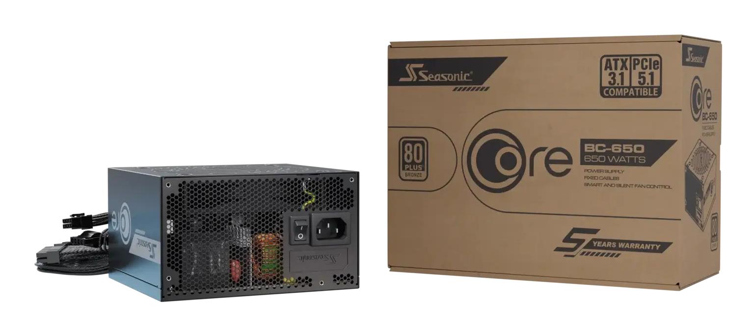 Блок живлення ATX 650W CORE BC-650 ATX31 SEASONIC на малюнкі №13