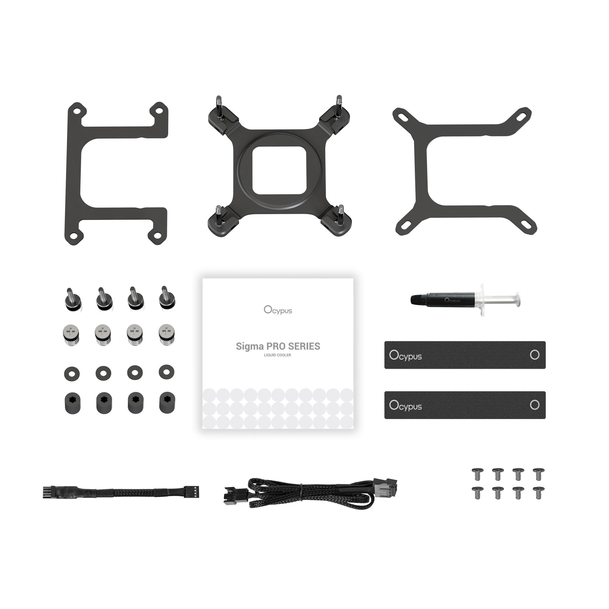 Система рідинного охолодження для компютерного процесора SIGMA L24 PRO BK (SIGMA-L24-BK2ANWL00P-GL) OCYPUS на малюнкі №8