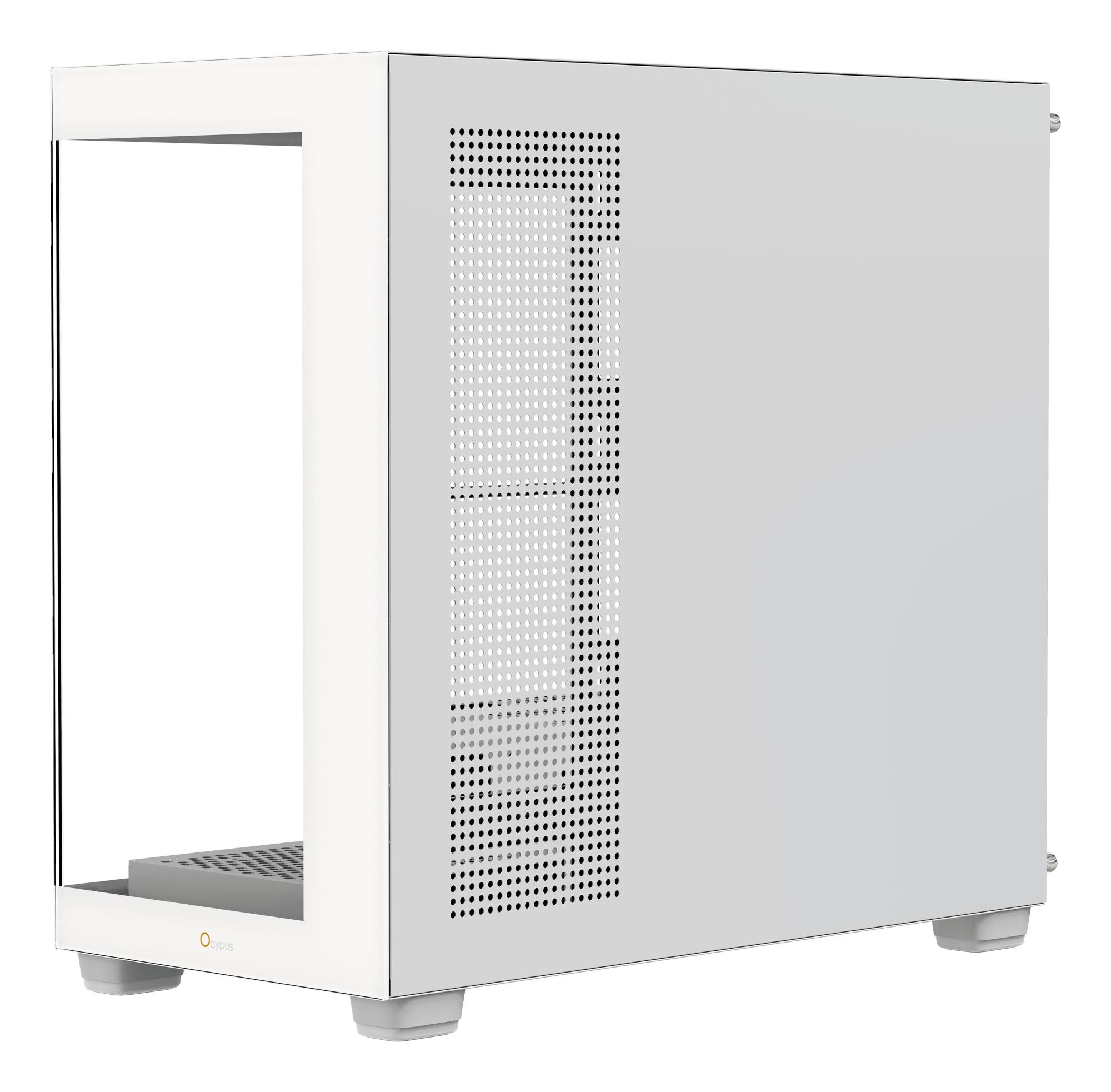 Корпус для компютера MATX W/O PSU GAMMA C52 WH (GAMMA-C52-WHD000XX-GL) OCYPUS на малюнкі №4