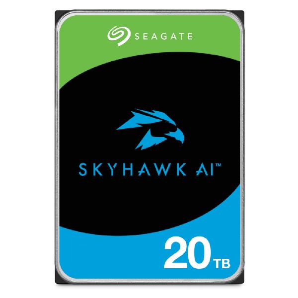 HDD|SEAGATE|SkyHawk AI| 20 TB|Serial ATA III|Buffer 512 MB|7200 RPM|3.5 “|ST20000VE003