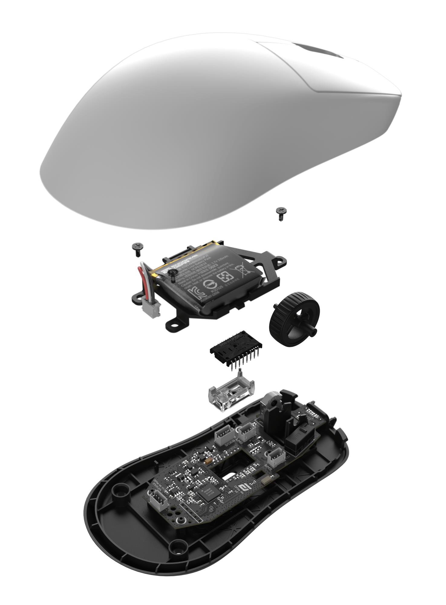 Миша ігрова бездротова Endgame Gear OP1w 4k v2, білий на малюнкі №16