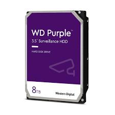 HDD | WESTERN DIGITAL | Purple | 8TB | SATA | SATA 3.0 | 128 MB | 5640 rpm | 3,5
