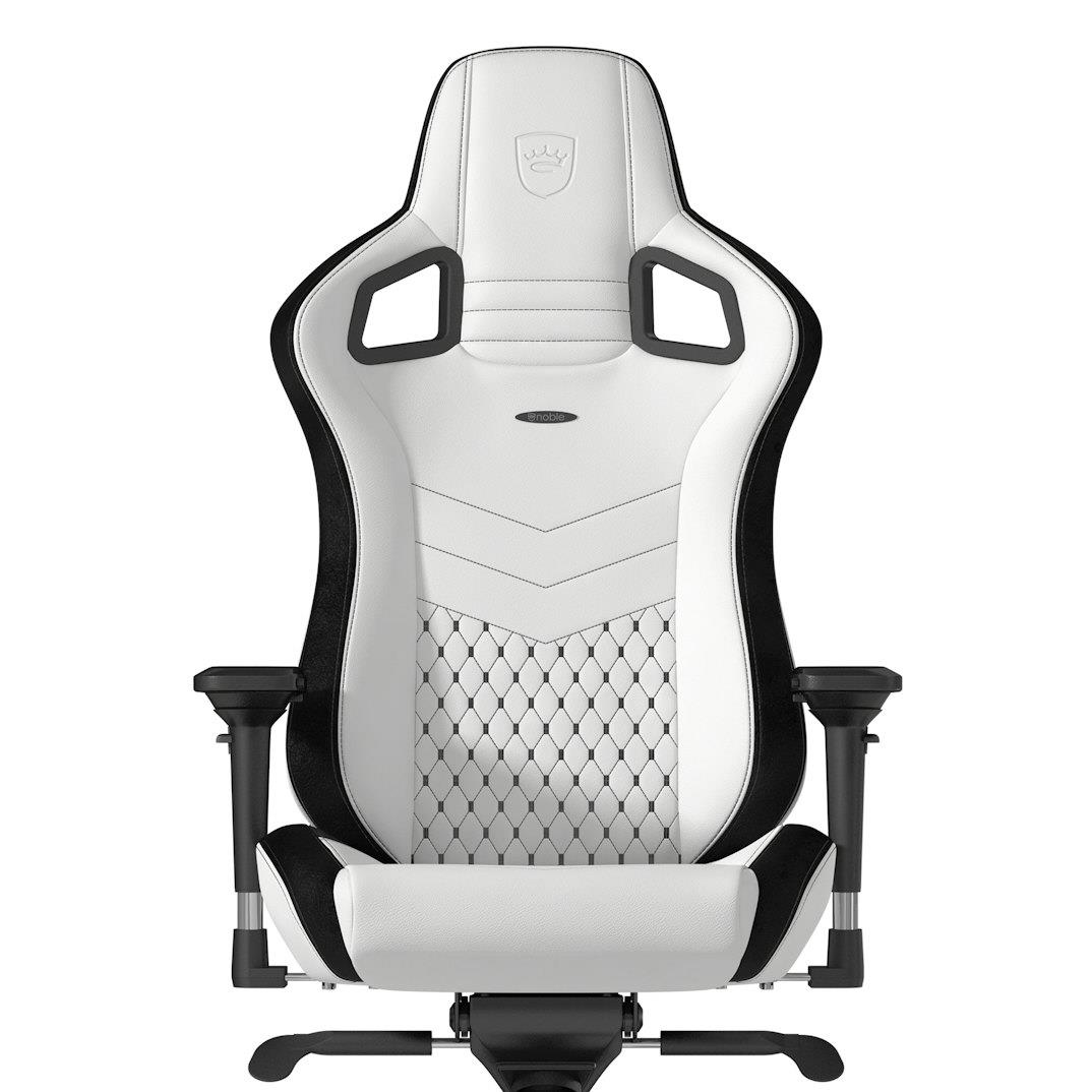 Ігрове крісло Noblechairs EPIC штучна шкіра, білий на малюнкі №3