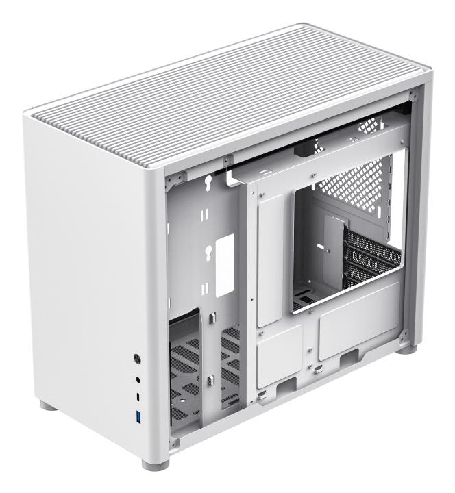 Корпус для компютера ATX W/O PSU SPARK FULL WHITE GAMEMAX на малюнкі №4