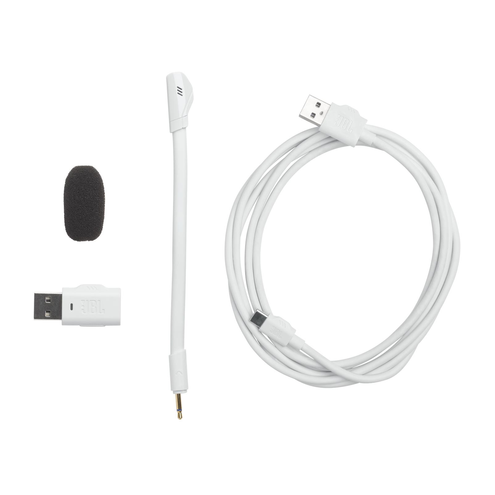 Навушники з БТ та мікрофоном JBLQ360PWLWHTBLU дивитися зображення № 10