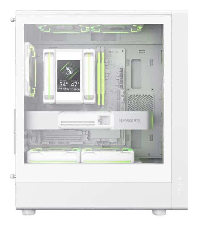 Корпус для компютера ATX W/O PSU AERIS 330 GW GAMEMAX на малюнкі №10