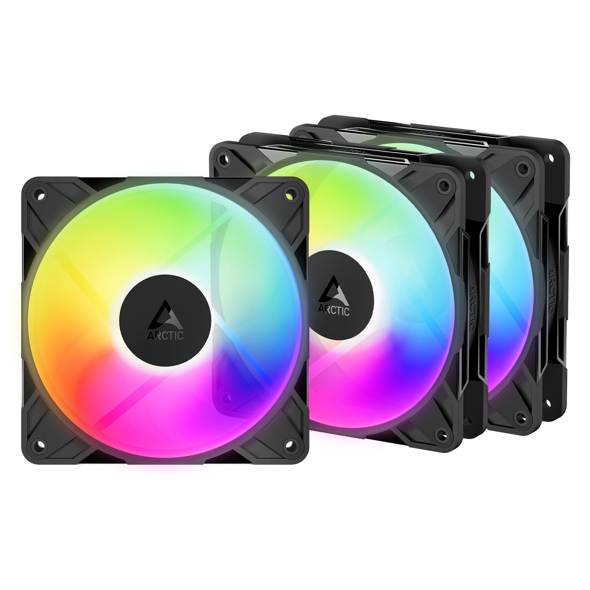Набір із трьох вентиляторів для корпусу 120MM P12 PRO A-RGB 3-PACK ACFAN00333A ARCTIC на малюнкі №1