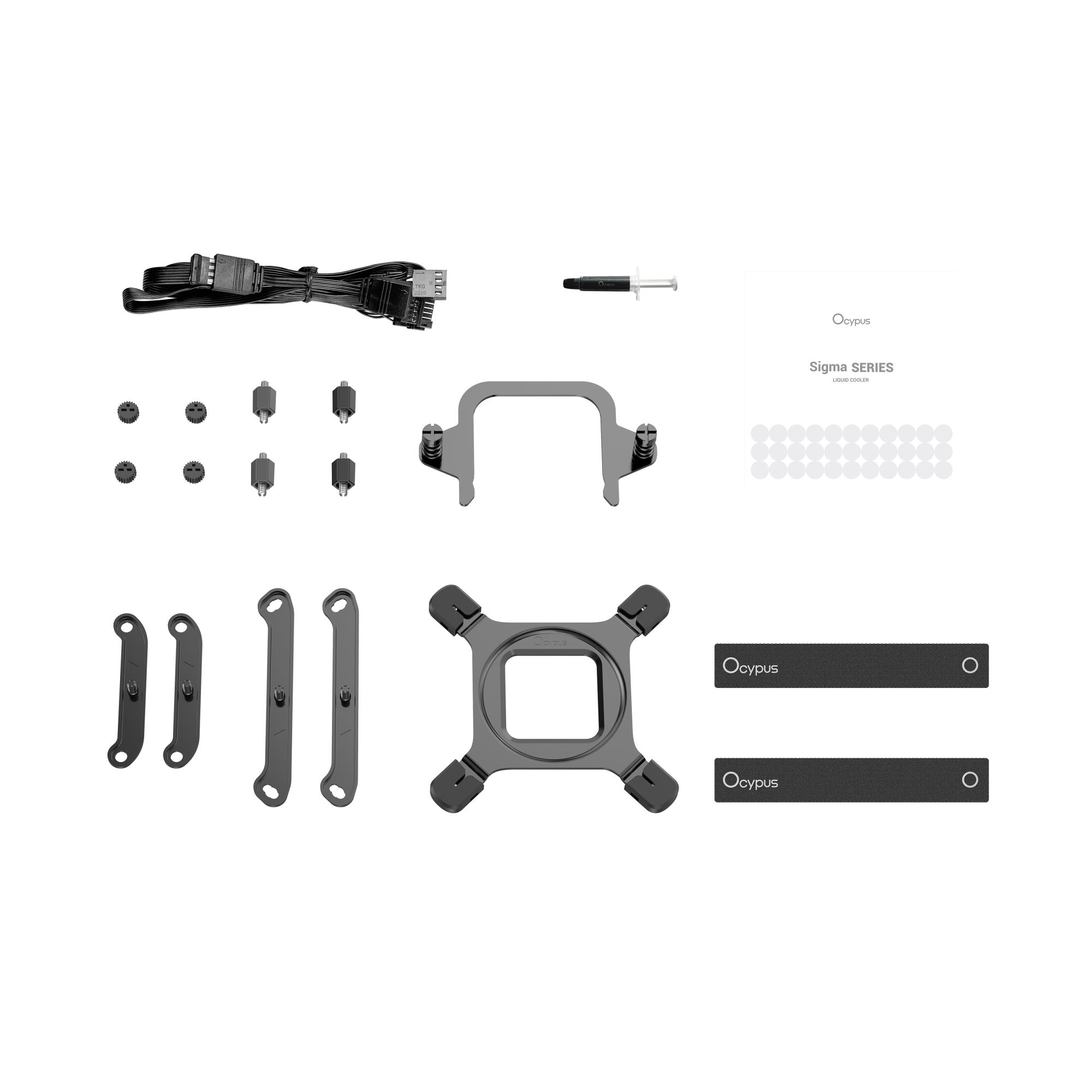 Система рідинного охолодження для компютерного процесора SIGMA L36 BK ARGB (SIGMA-L36-BK3AAWWN00X-GL) OCYPUS на малюнкі №8