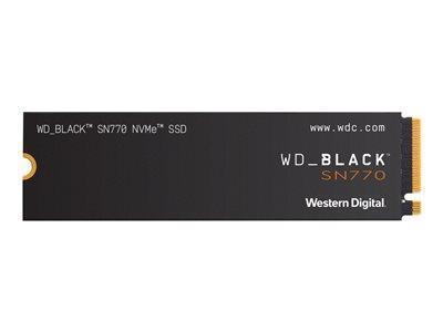 SSD | WESTERN DIGITAL | Black SN770 | 500GB | M.2 | PCIe Gen4 | NVMe | Write speed 4000 MBytes/sec | Read speed 5000 MBytes/sec | WDS500G3X0E