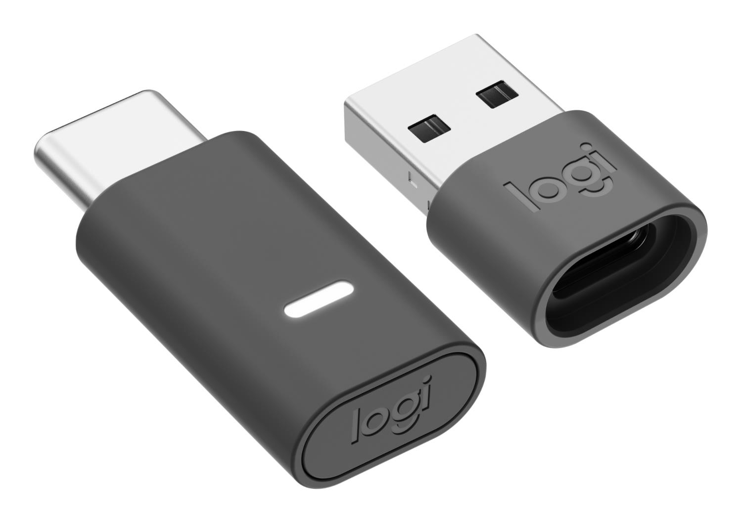 Головні бездротові навушники накладні з вбудованим мікрофоном LOGITECH Zone 305 - MIDNIGHT BLACK - 2.4GHZ/BT - PLUGC - EMEA28-935 - BUNDLE UC на малюнкі №7