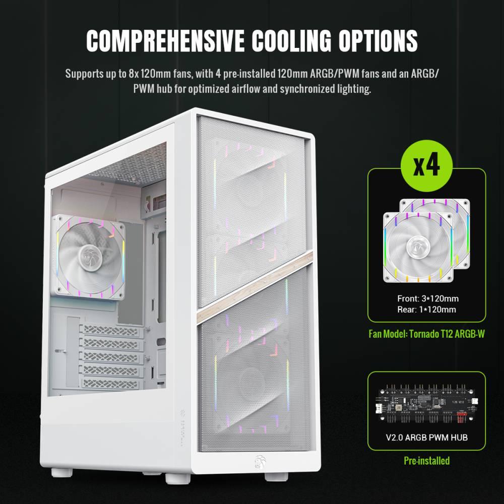 Корпус для компютера ATX W/O PSU AERIS 330 MW GAMEMAX на малюнкі №12