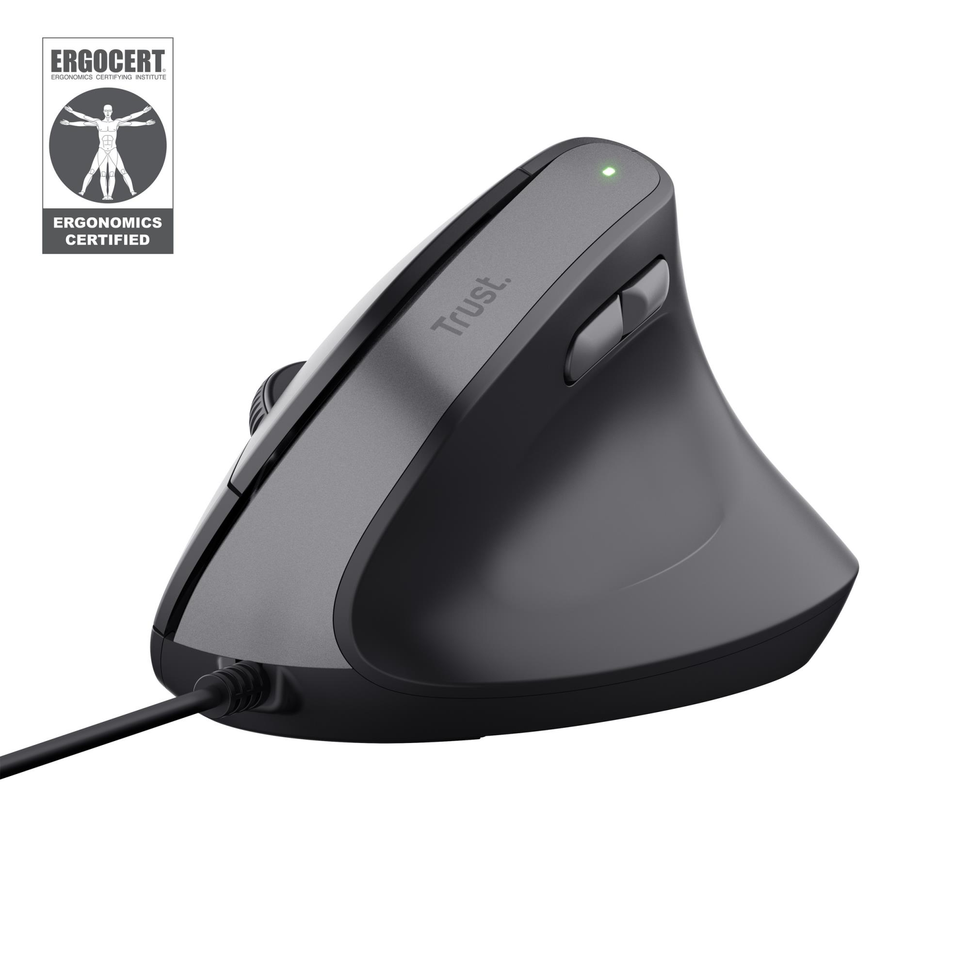 MOUSE USB OPTICAL BAYO II/ERGONOMIC BLACK 25144 TRUST