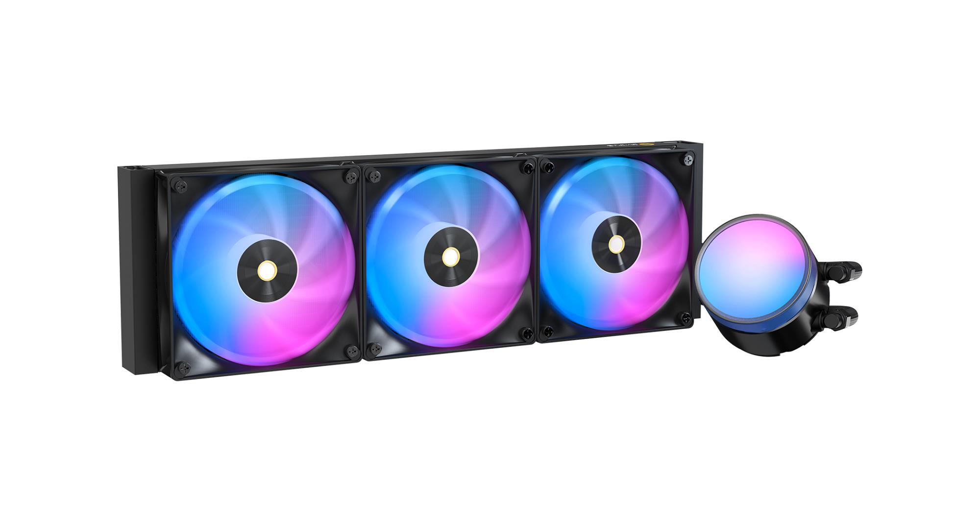 Система рідинного охолодження для компютерного процесора DELTA L36 BK ARGB V2 (DELTA-L36-BK3AAWNN02X-GL) OCYPUS на малюнкі №1