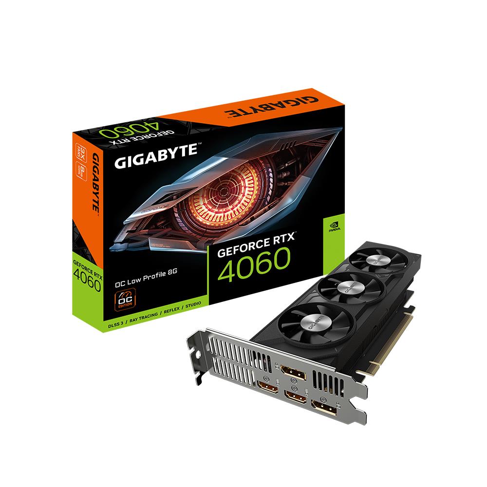 Graphics Card | GIGABYTE | NVIDIA GeForce RTX 4060 | 8 GB | GDDR6 | 128 bit | PCIE 4.0 16x | GPU 2475 MHz | 2xHDMI | 2xDisplayPort | GV-N4060OC-8GL