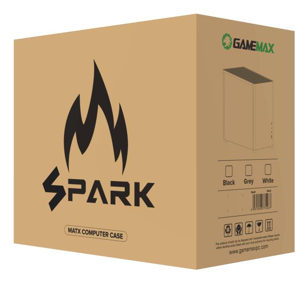 Корпус для компютера ATX W/O PSU SPARK FULL WHITE GAMEMAX на малюнкі №10