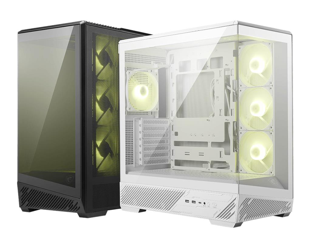 Корпус ATX W/O PSU MAG PANO 130R PZ WHITE MSI на малюнкі №2