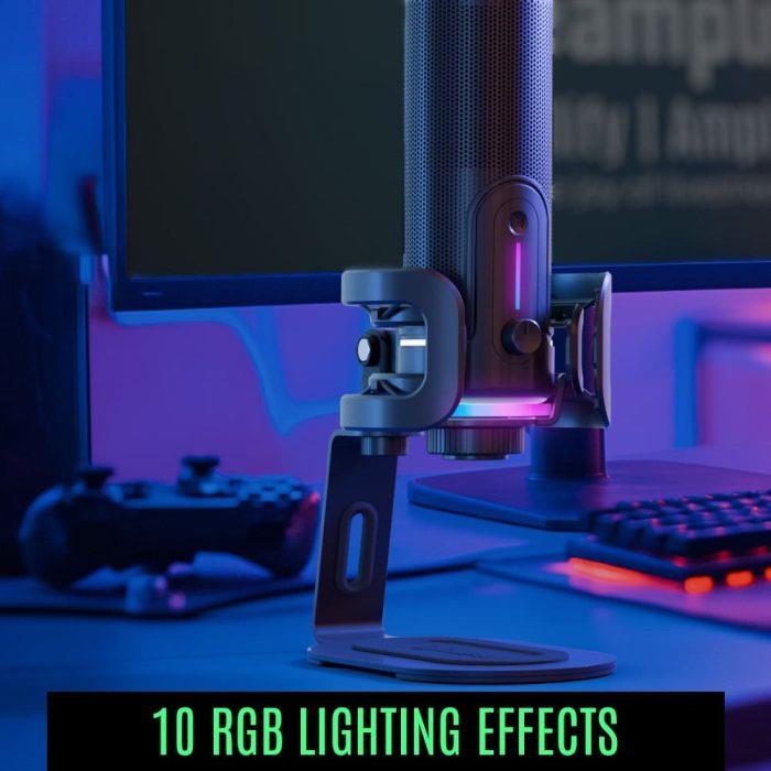 Мікрофон Streamplify MIC PRO-192-RGB-ST, чорний на малюнкі №15