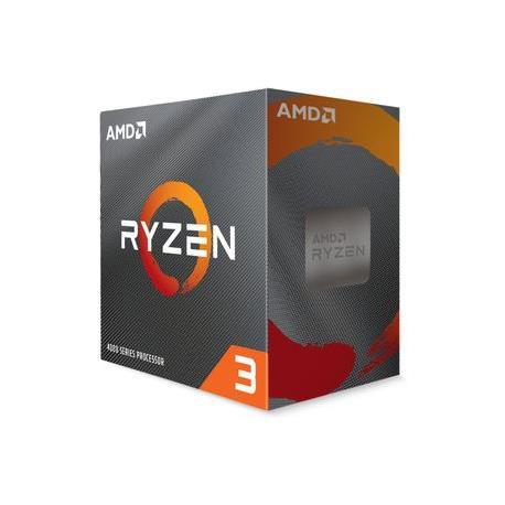 CPU | AMD | Desktop | Ryzen 3 | 4100 | Renoir | 3800 MHz | Cores 4 | 2MB | Socket SAM4 | 65 Watts | BOX | 100-100000510BOX