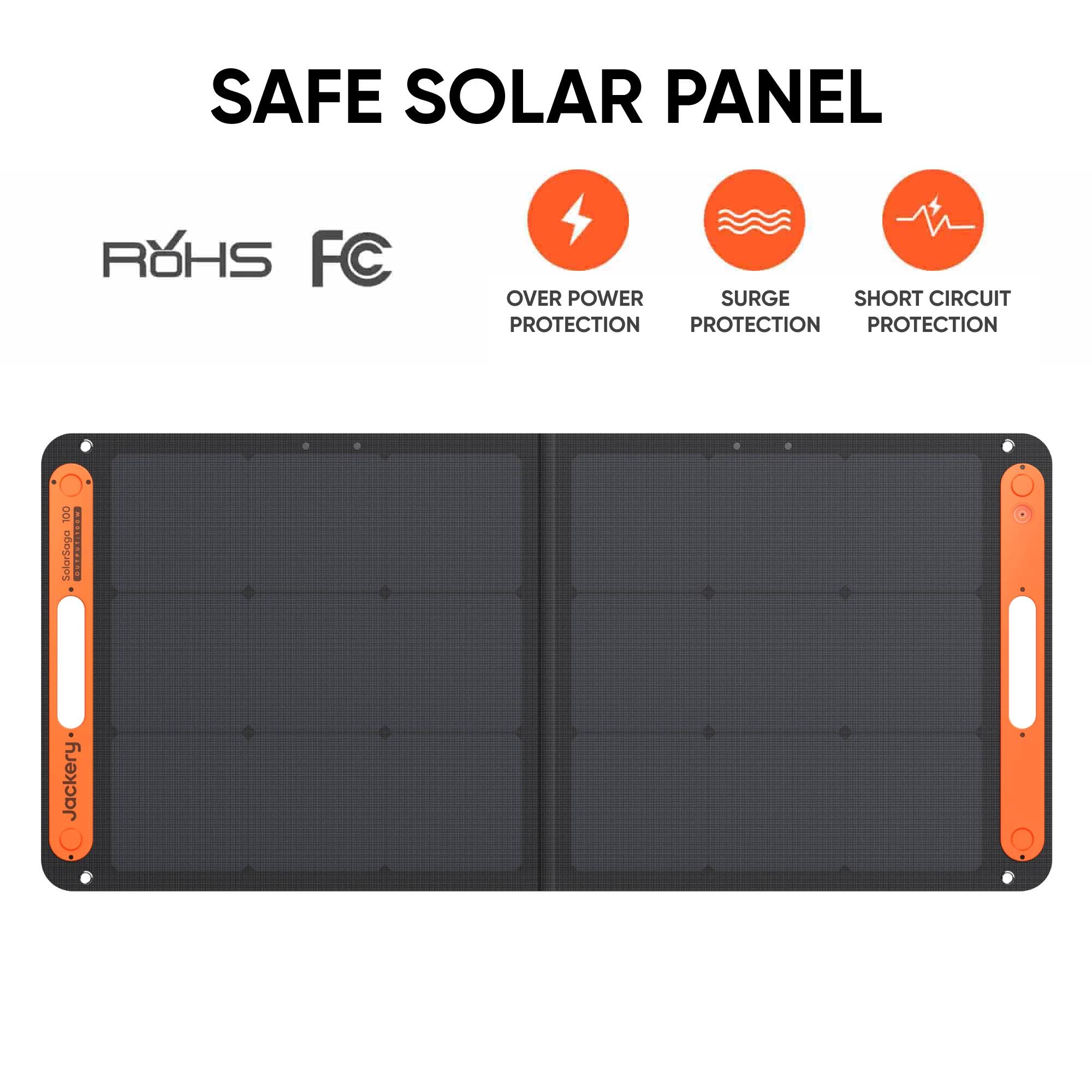 Сонячна панель SOLARSAGA 100W 21-0002-000059 JACKERY на малюнкі №3