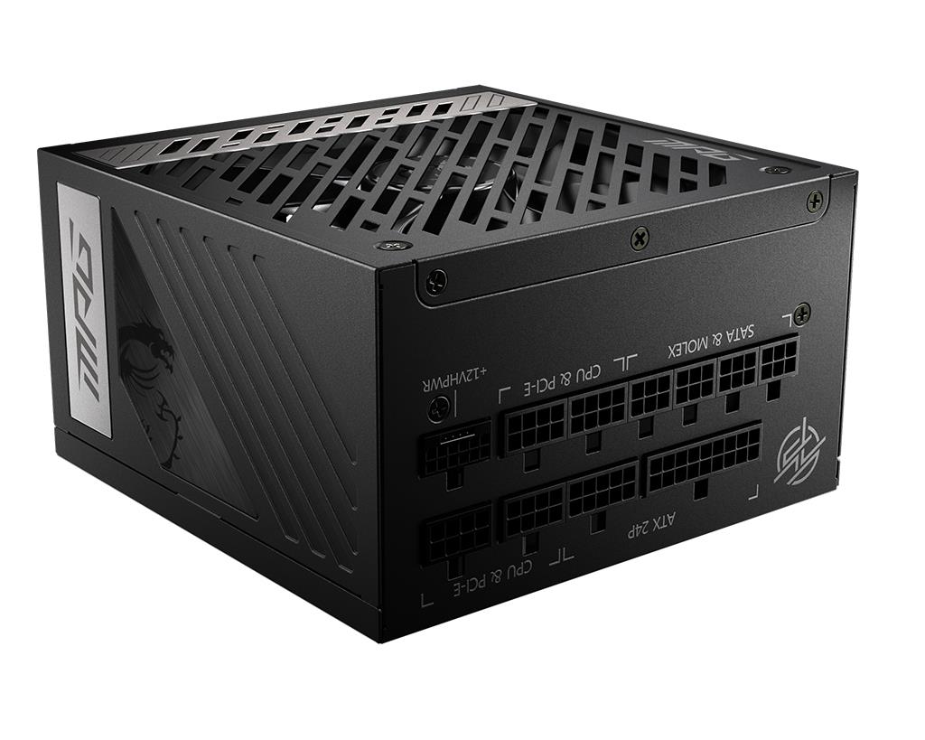 Блок живлення ATX 1000W MPG A1000G PCIE5 MSI на малюнкі №1
