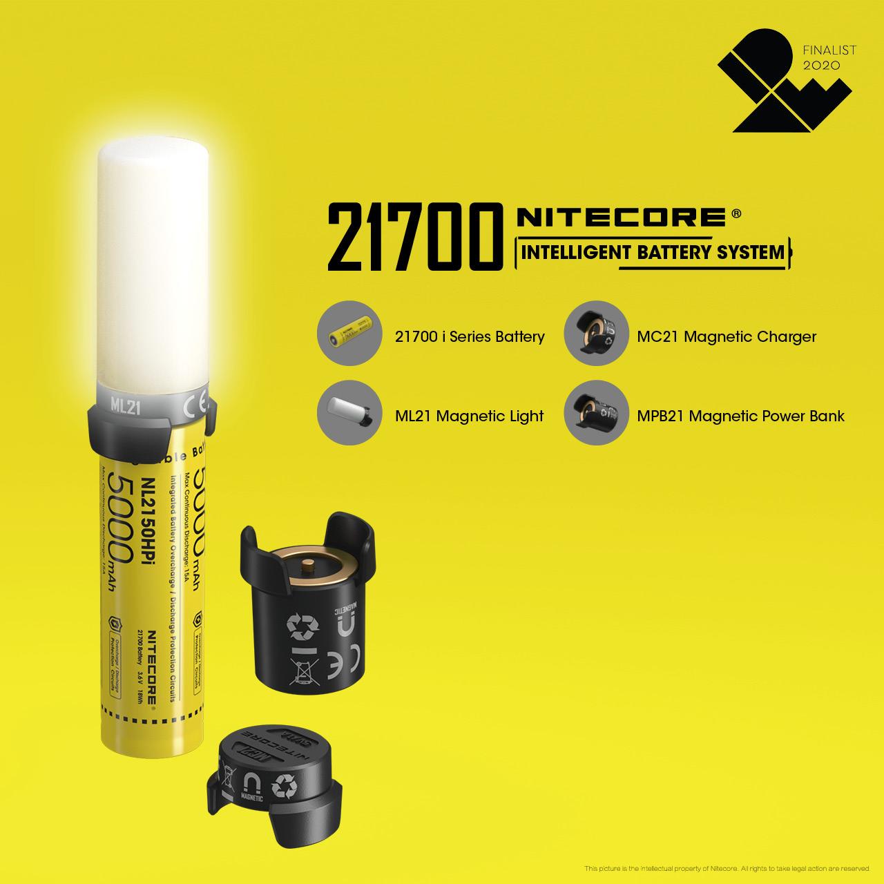 NITECORE 21700BS