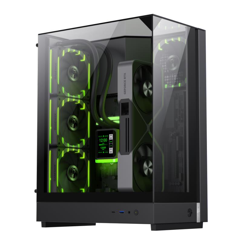 Корпус для компютера MATX W/O PSU T20 BK GAMEMAX на малюнкі №1