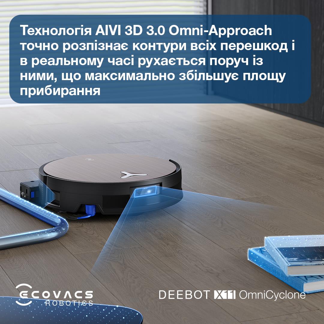 Робот-пилосос DEEBOT X11 OMNICYCLONE ECOVACS на малюнкі №24