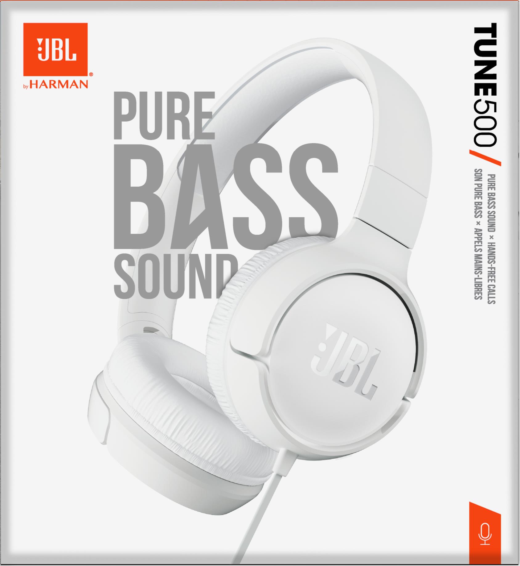 Гарнітура T500 WHITE JBL JBLT500WHT дивитися зображення № 8