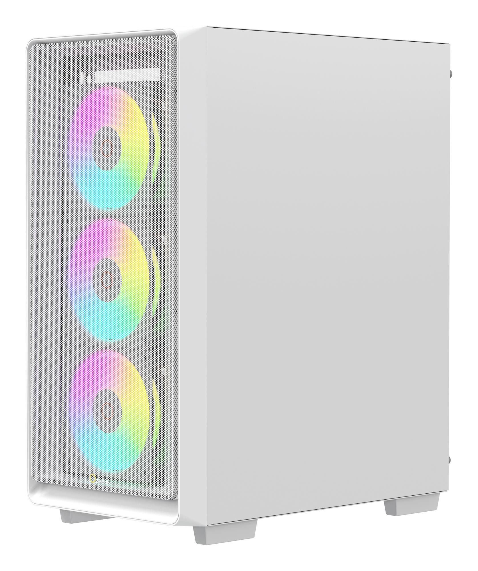 Корпус для компютера ATX W/O PSU GAMMA C60 WH ARGB (GAMMA-C60-WHG400XX-GL) OCYPUS на малюнкі №6