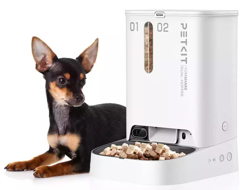 Смарт годівниця PETKIT YUMSHARE DUAL HOPPER with Cam P591 (Білий) дивитися зображення № 3
