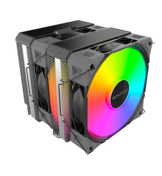 Система охолодження для комп’ютерного процесора MULTI SOCKET BLACK NX600 ARGB (B) MONTECH на малюнкі №1