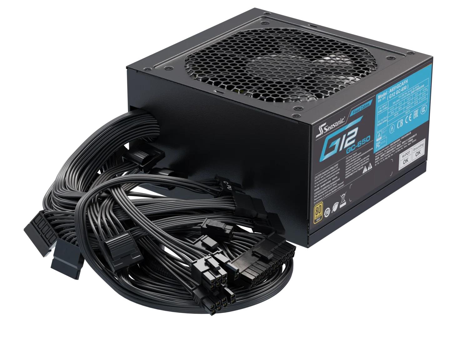 Блок живлення ATX 650W G12 GC-650 SEASONIC на малюнкі №5