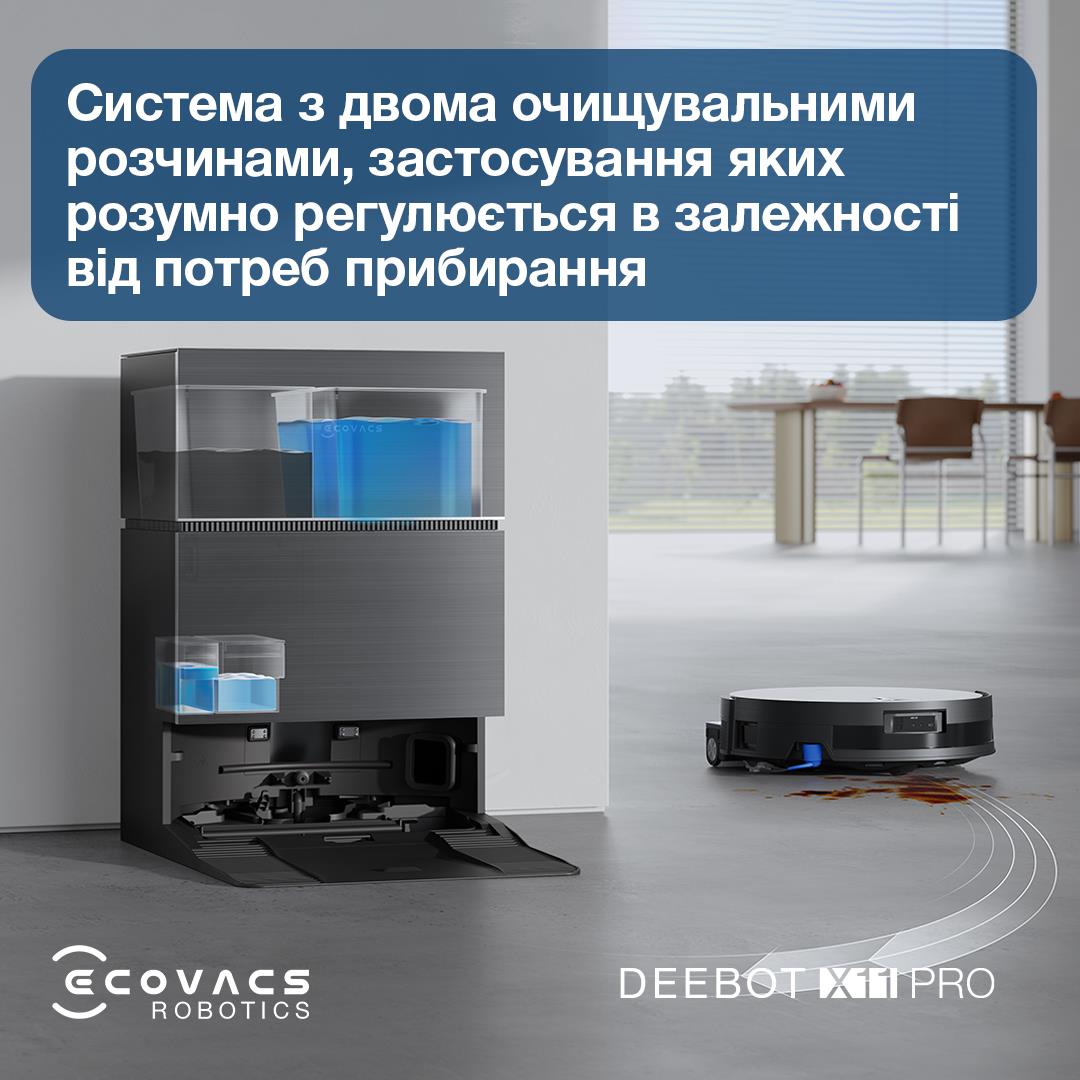 Робот-пилосос DEEBOT X11 PRO OMNI ECOVACS на малюнкі №31