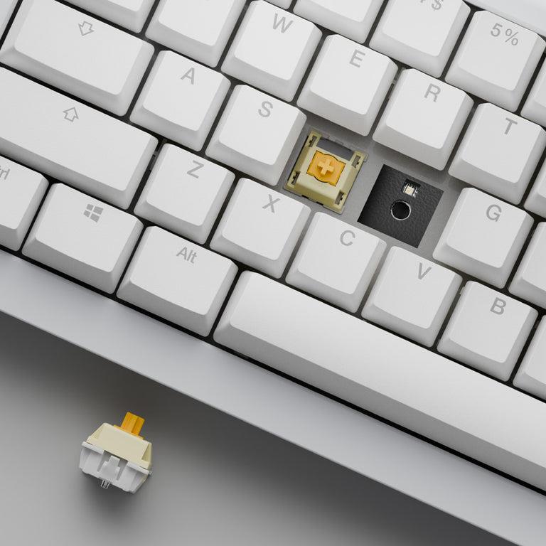 Клавіатура бездротова Ducky One X Mini(60%) магнітні перемикачі, білий на малюнкі №5