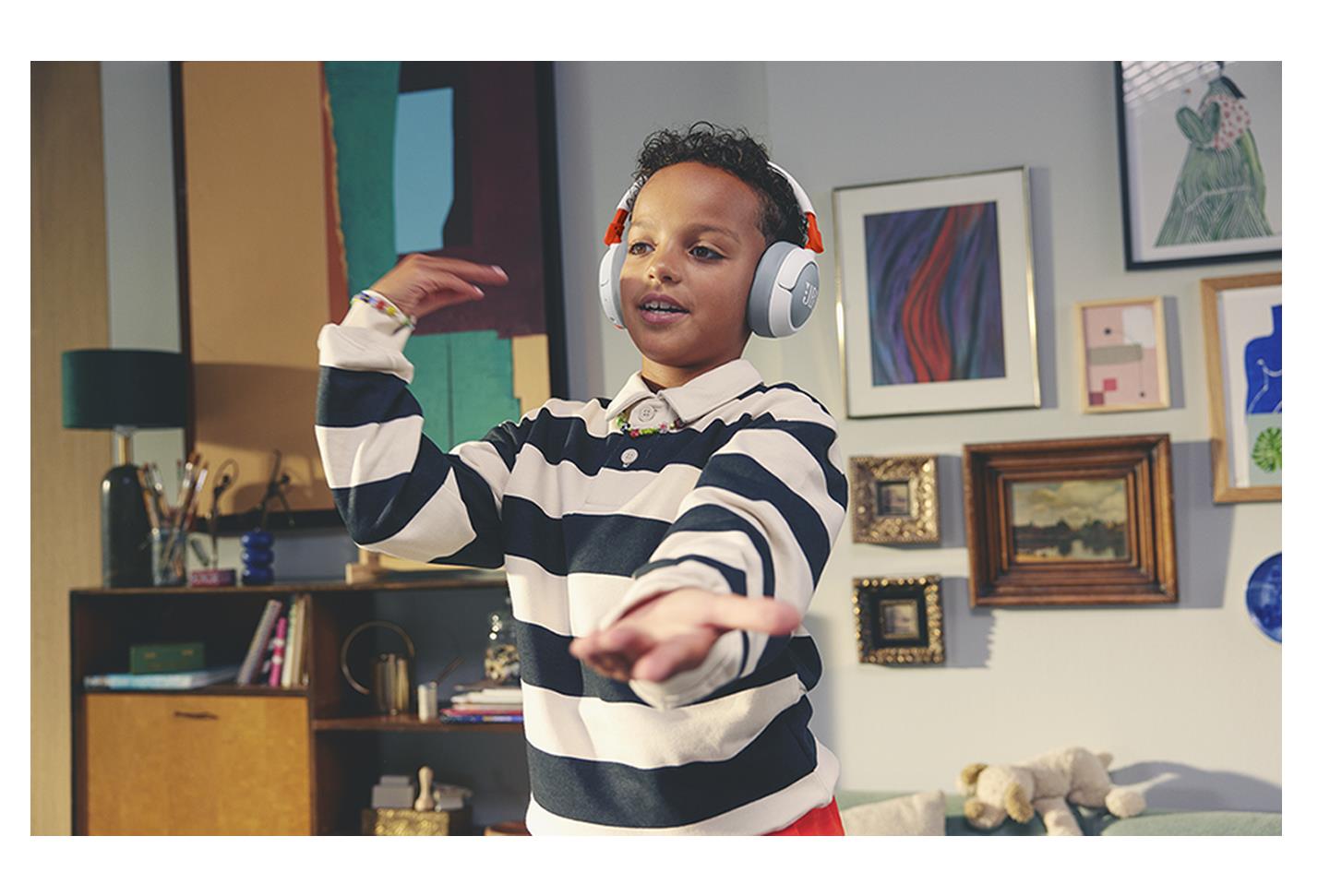 Навушники з БТ JBLJR470NCWHT дивитися зображення № 9