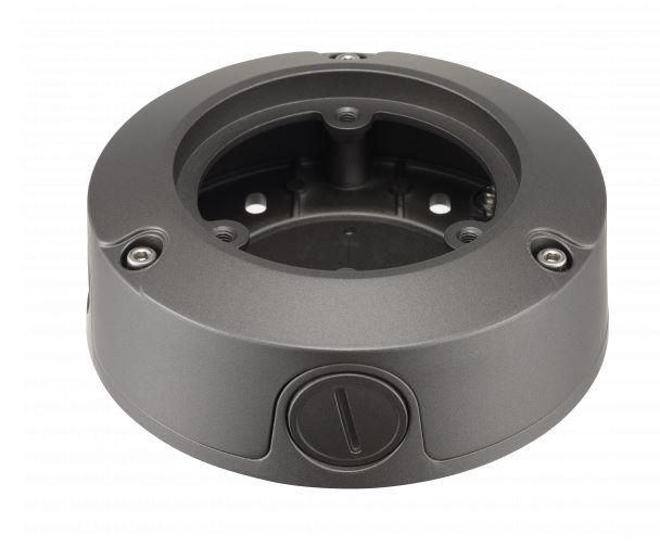 Монтажна коробка для циліндричної камери чорна SBO-100B1 HANWHA VISION на малюнкі №1