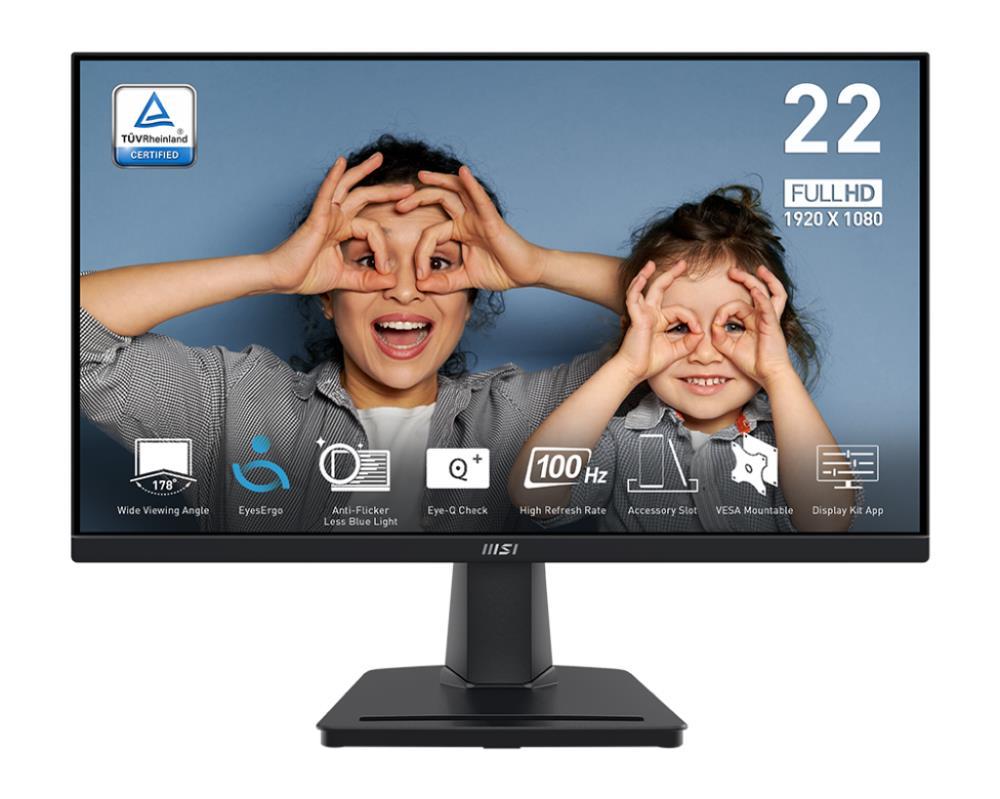 LCD Monitor MSI PRO MP225V 21.45" Business Matte Panel VA 19...