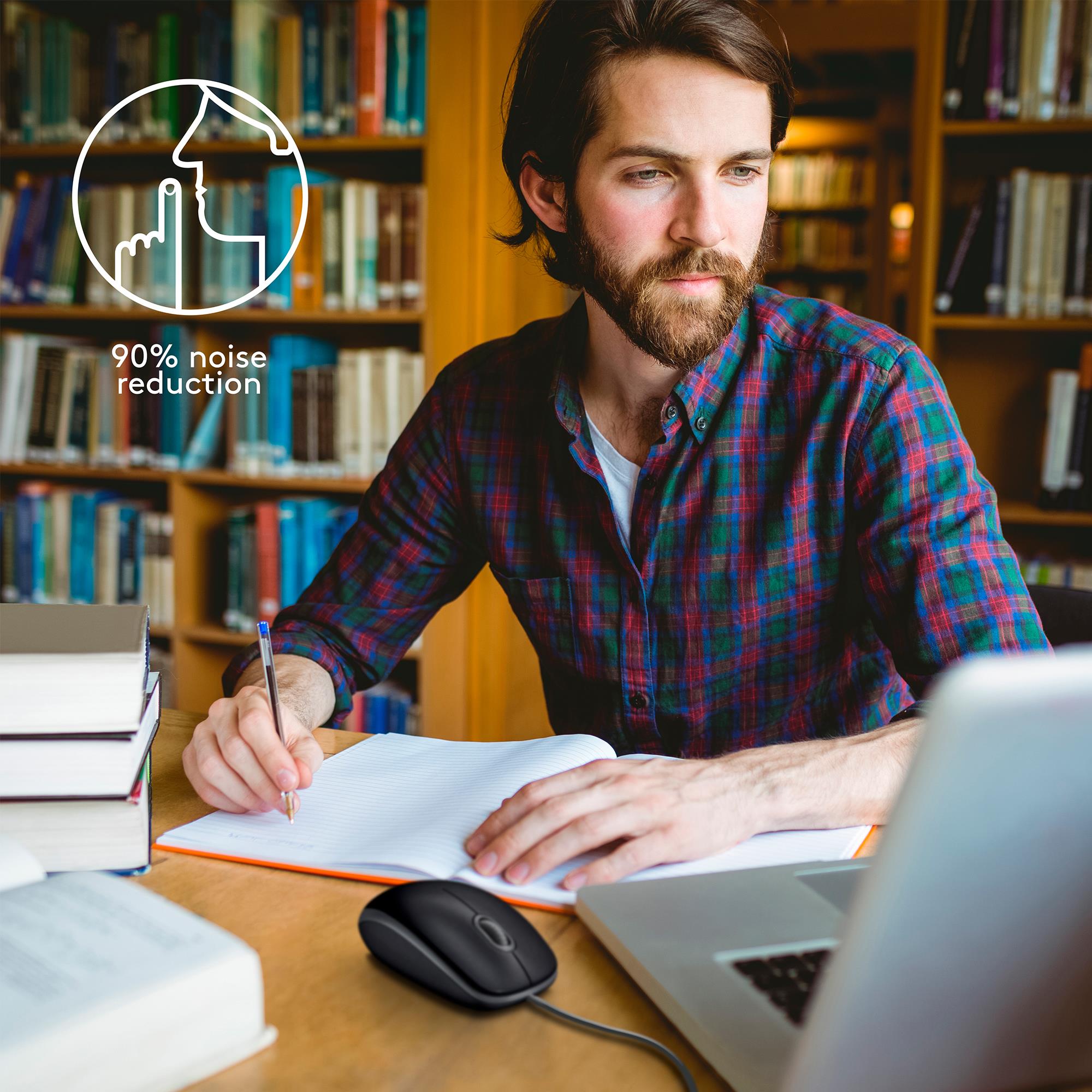 Миша Logitech B110 Silent Black (910-005508) на малюнкі №3