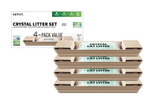 Наповнювач PETKIT для PUROBOT CRYSTAL DUO Fresh Green (сет 4 шт) C02 на малюнкі №1